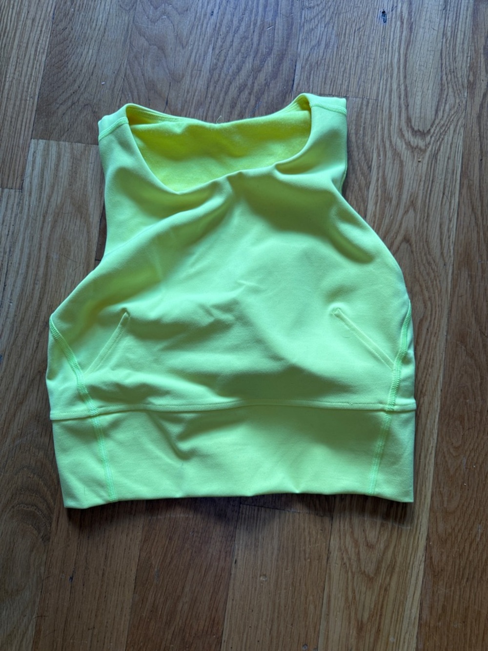 Lululemon Neon Yellow Women’s Crop Tank Top